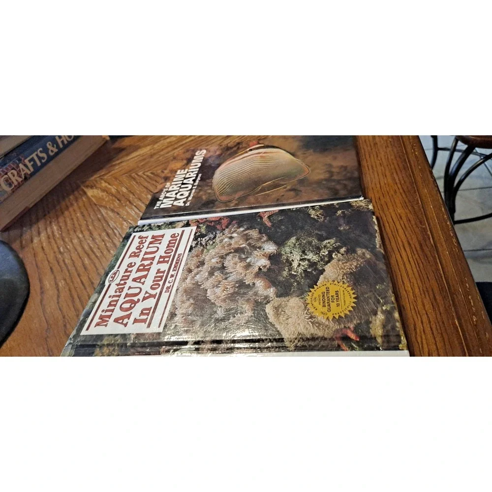2- Aquarium Books The ABCs Of Marine Aquariums & Miniature Aquarium In Your Home